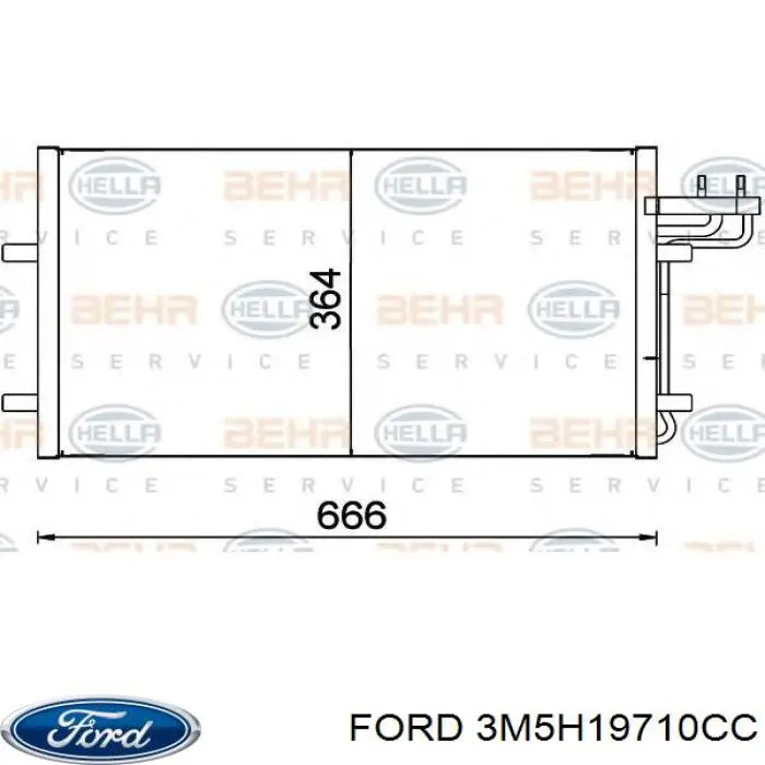 Comprar 3M5H19710CC Ford Condensador de aire acondicionado