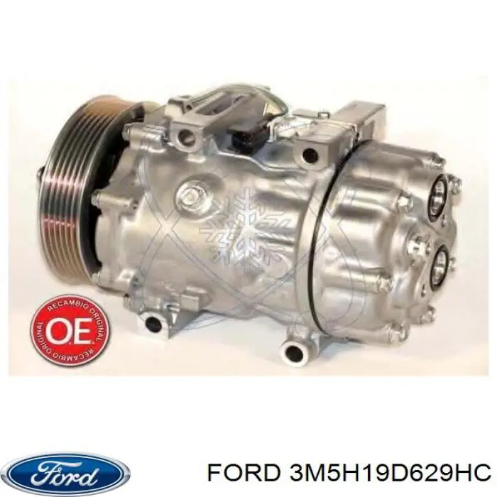 Compresor de aire acondicionado 3M5H19D629HC Ford