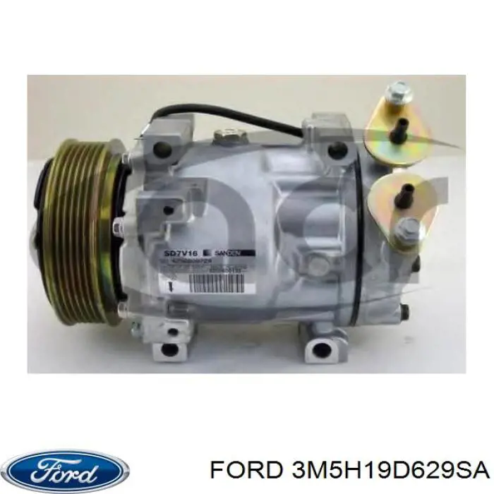 3M5H19D629SA Ford compresor de aire acondicionado