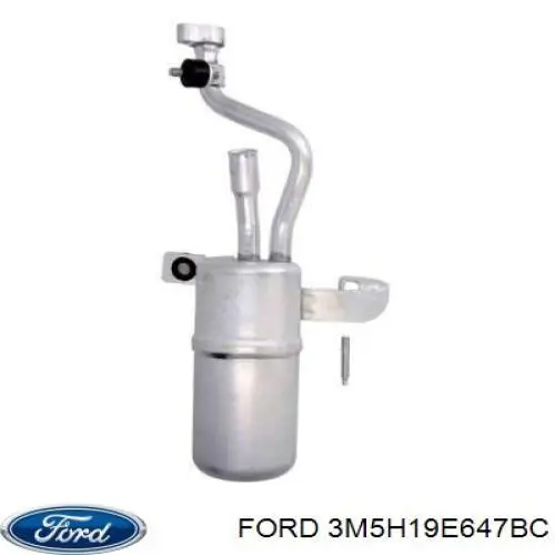 3M5H19E647-BC Ford receptor-secador del aire acondicionado