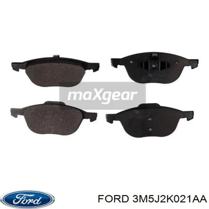 3M5J2K021AA Ford pastillas de freno delanteras