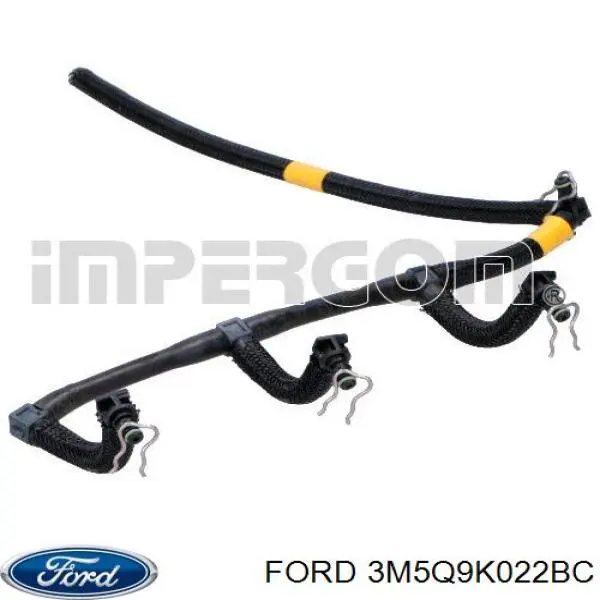 3M5Q9K022BC Ford tubo de combustible atras de las boquillas