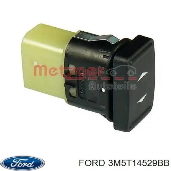 3M5T14529BB Ford botón de encendido, motor eléctrico, elevalunas, puerta delantera derecha