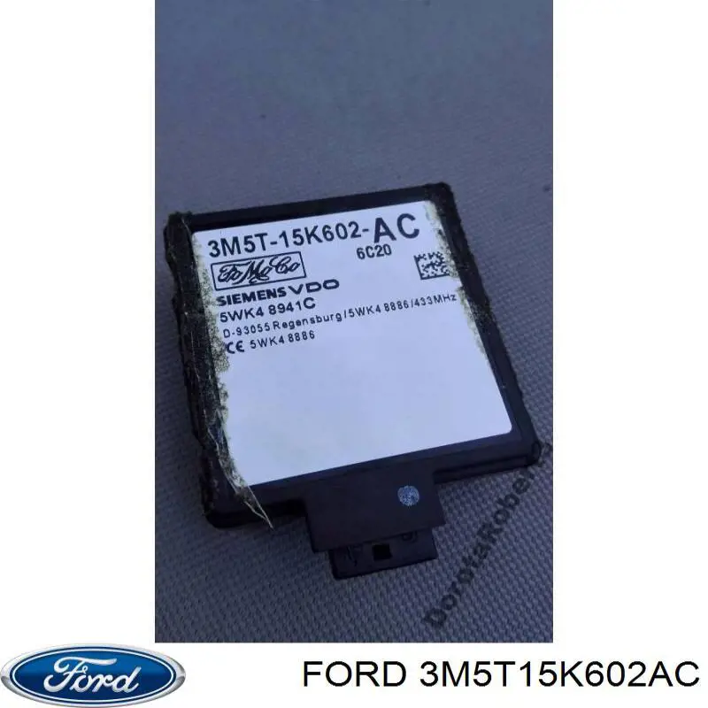 3M5T15K602AC Ford Módulo de control del inmovilizador