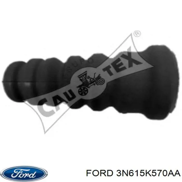 3N615K570AA Ford almohadilla de tope, suspensión trasera