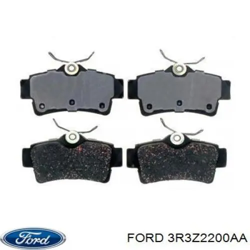 3R3Z2200AA Ford pastillas de freno traseras