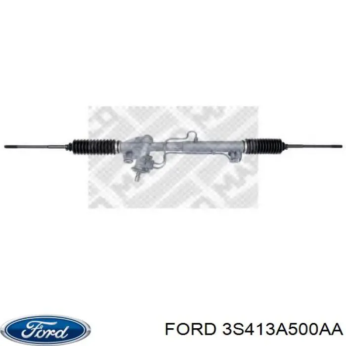 3S413A500AA Ford Cremallera caja de direccion