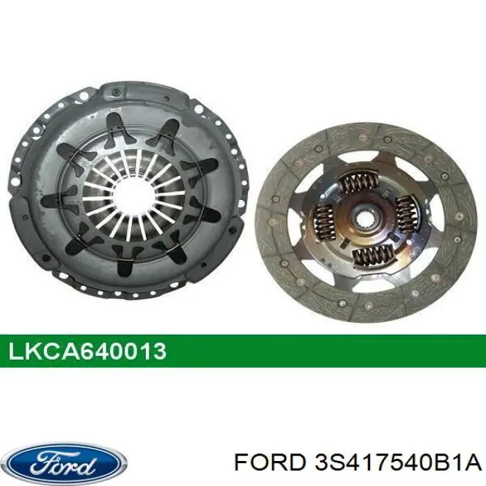 Kit de embrague (3 partes) Ford Fiesta CB1