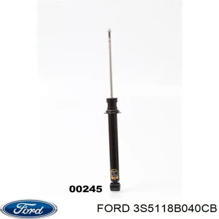 3S5118B040CB Ford amortiguador trasero