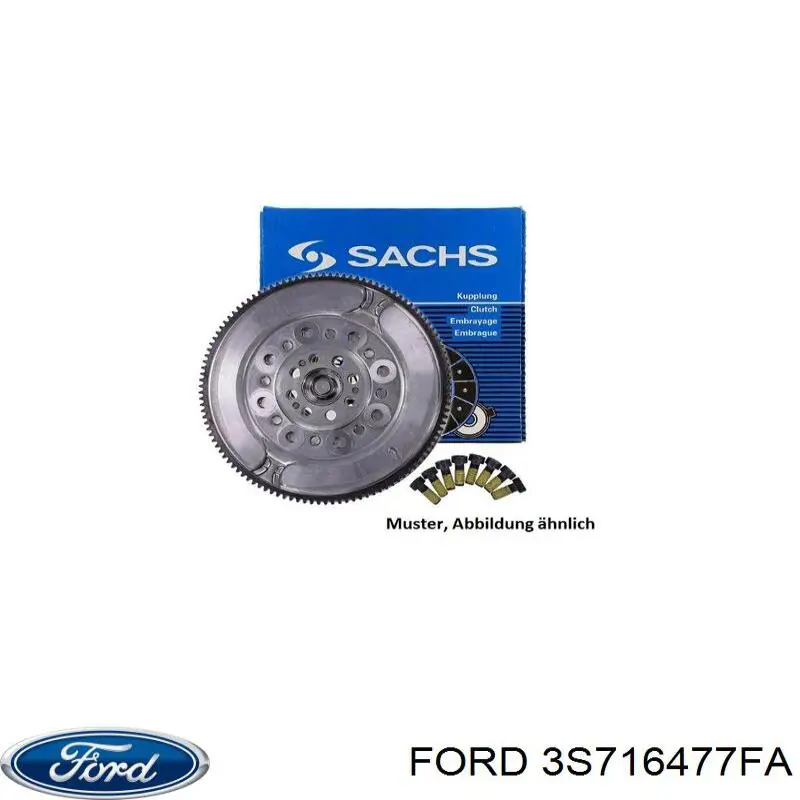 Comprar 3S716477FA Ford Volante de motor bimasa