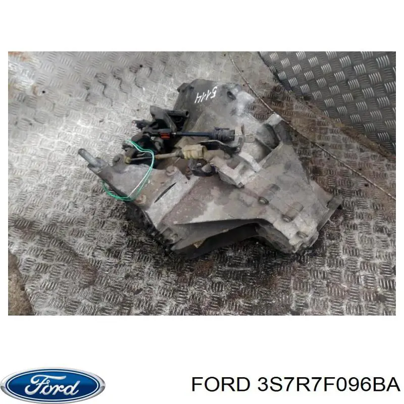 3S7R7F096BA Ford caja de cambios mecánica, completa