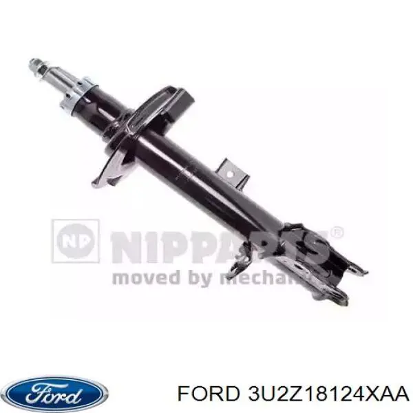 Amortiguador delantero izquierdo 3U2Z18124XAA Ford