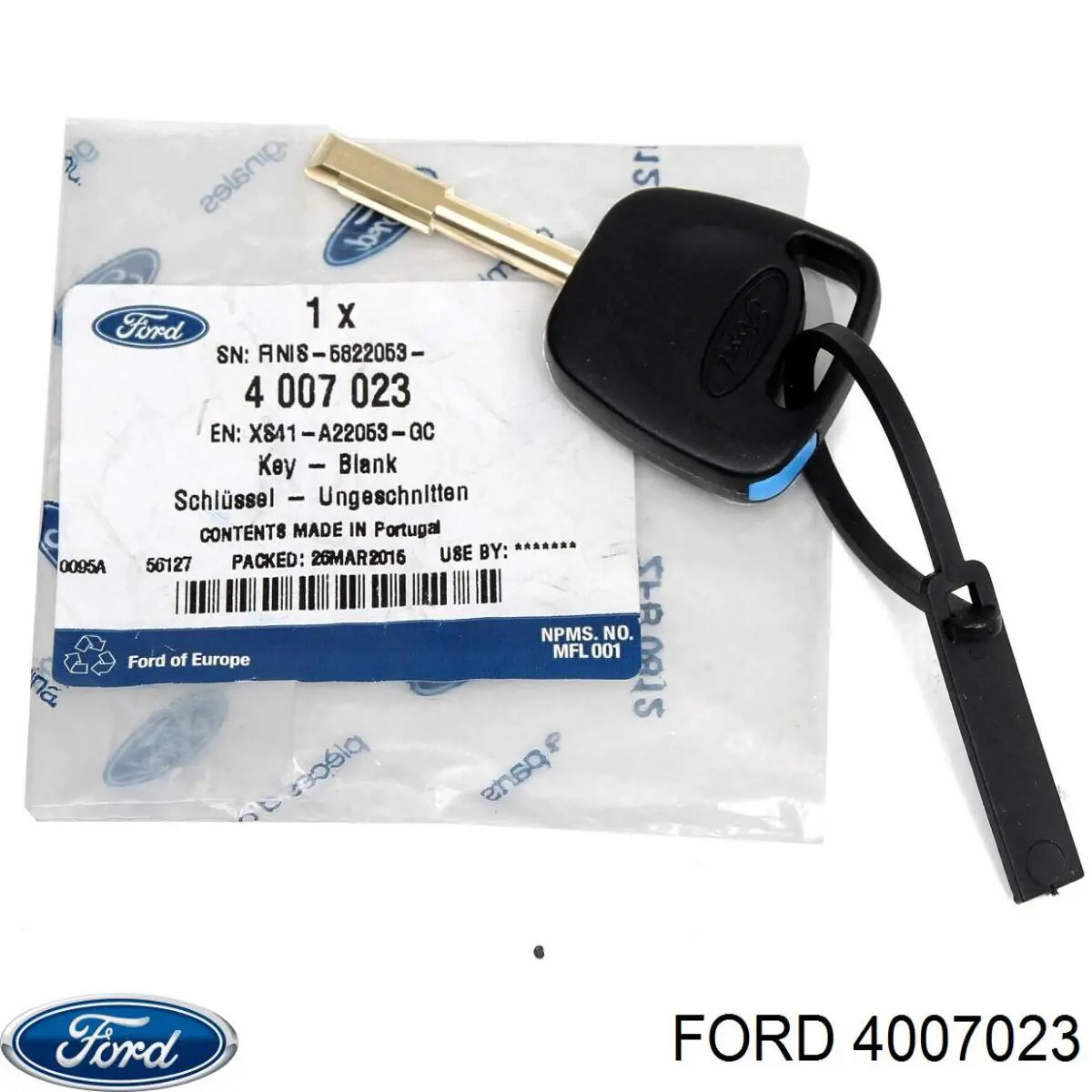 Llave en blanco Ford 4007023 precio, desde 75,62 EUR