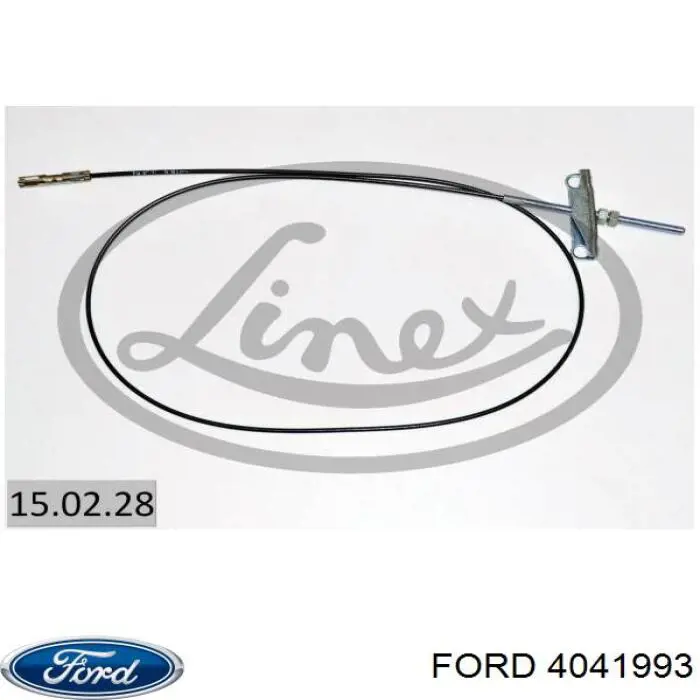 4041993 Ford cable de freno de mano intermedio