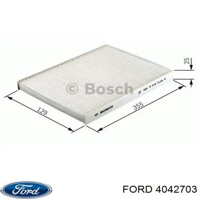 4042703 Ford filtro habitáculo