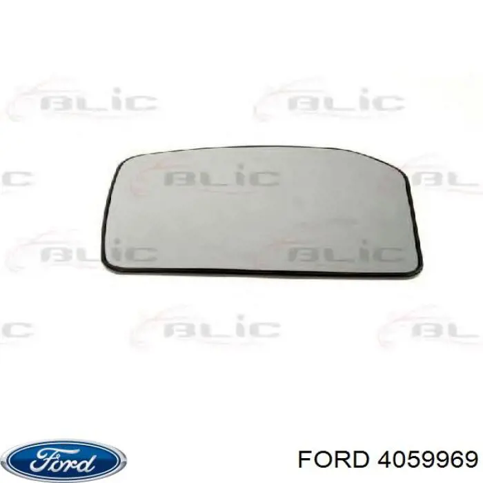 Cristal de espejo retrovisor exterior izquierdo 1454127 Diederichs