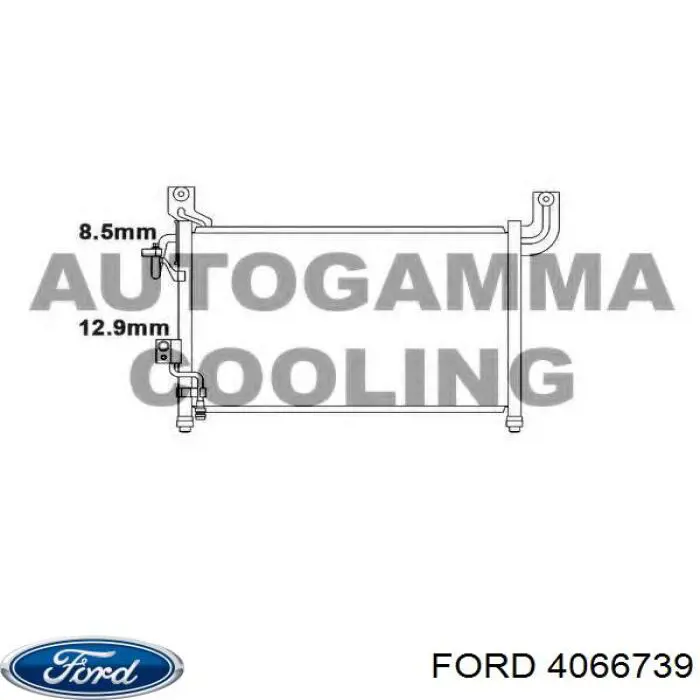 Comprar 4066739 Ford Condensador de aire acondicionado