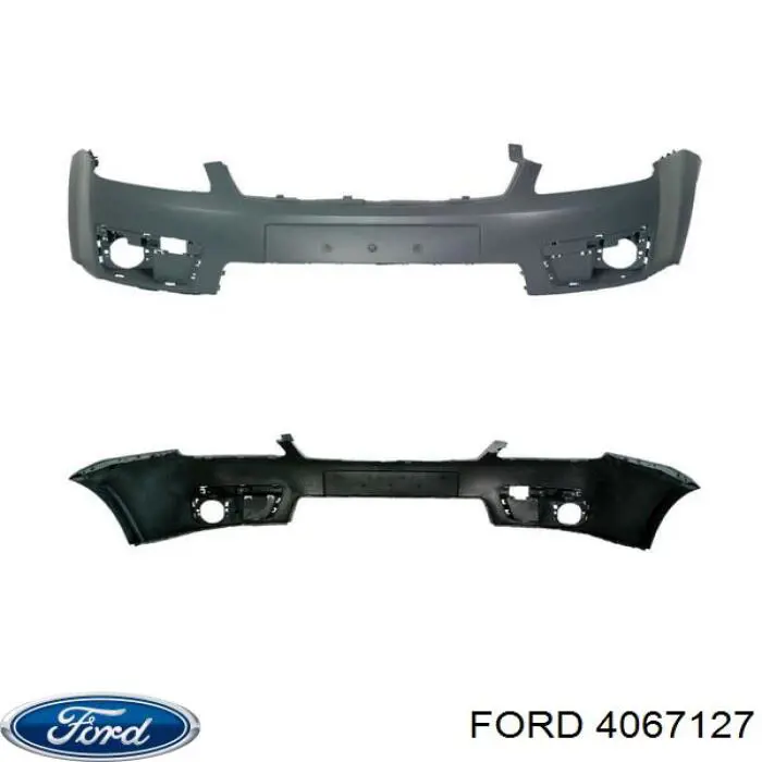 4067127 Ford parachoques delantero, parte central