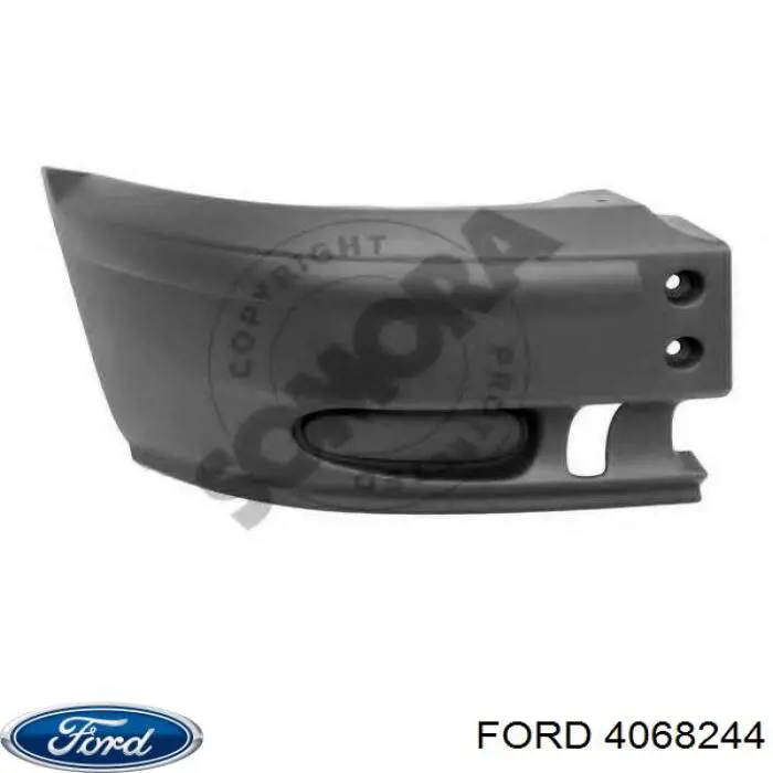 4068244 Ford parachoques delantero, parte central