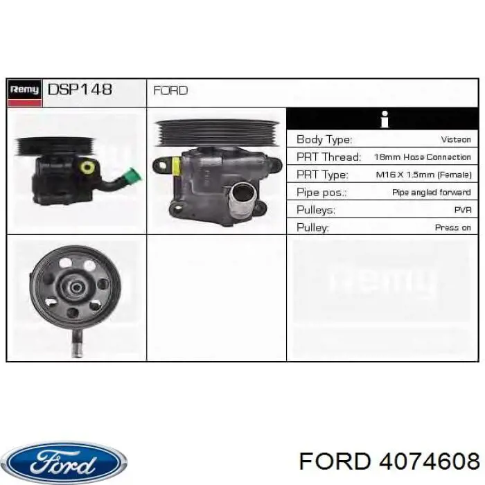 Comprar 4074608 Ford Bomba servodireccion