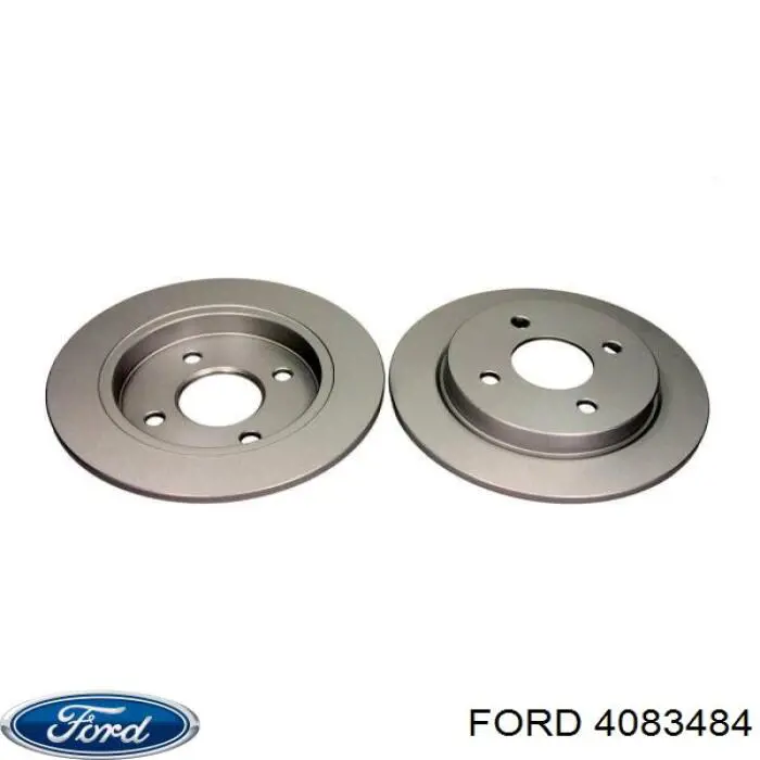Disco de freno trasero Ford Sierra 1 GBC
