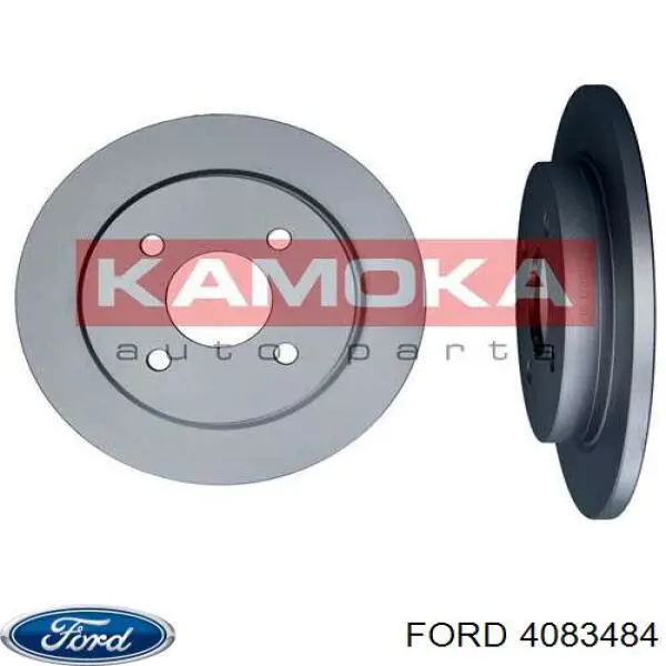 Disco de freno trasero Ford Sierra 1 GBC