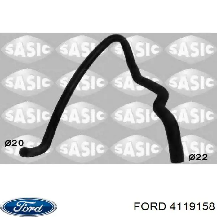 Comprar 4119158 Ford Manguera inferior del vaso de expansión