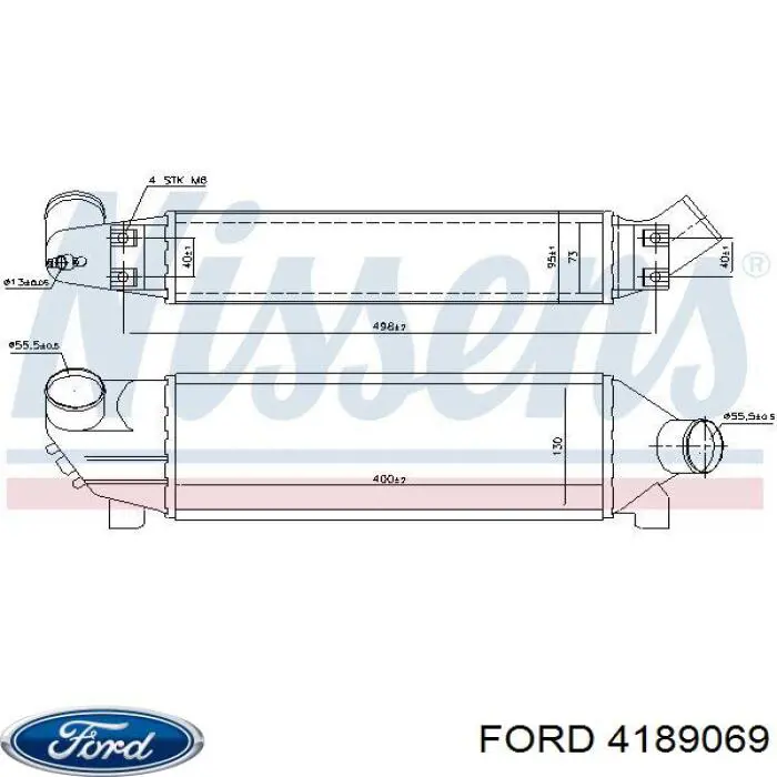 4189069 Ford intercooler