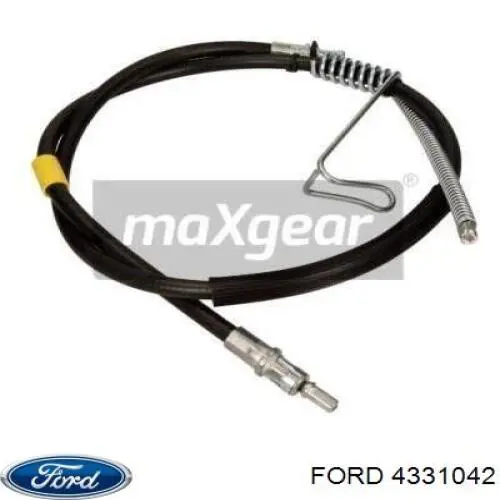 4041987 Ford cable de freno de mano trasero derecho