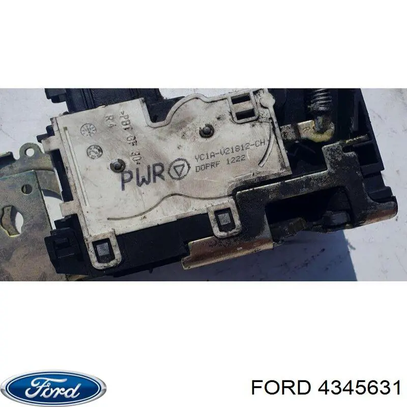 4345631 Ford cerradura de puerta delantera derecha