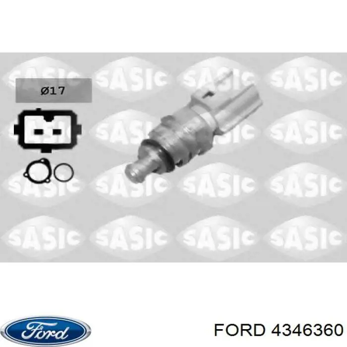 4346360 Ford sensor de temperatura del refrigerante