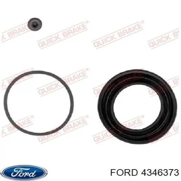 4346373 Ford pinza de freno delantera izquierda