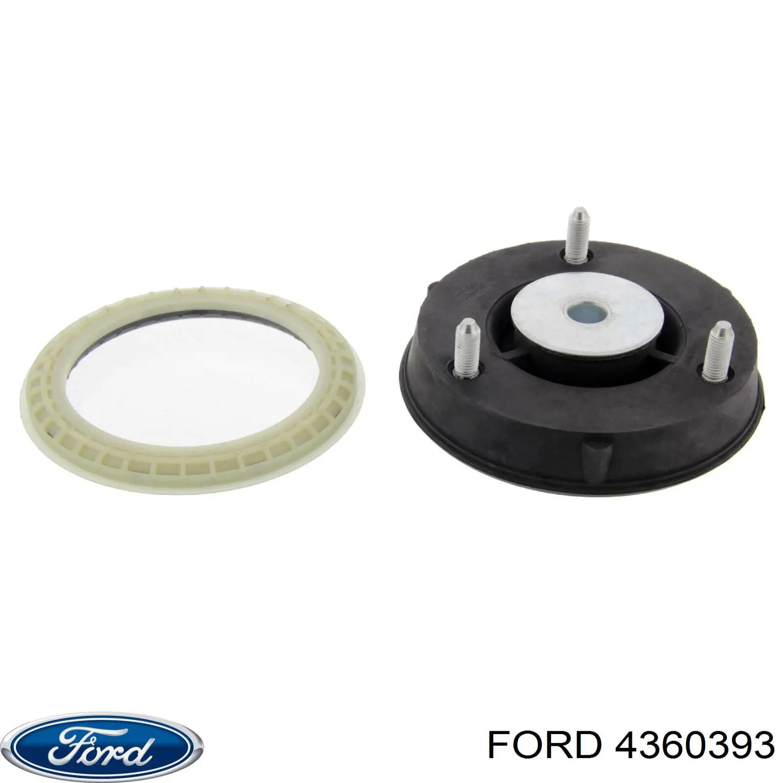 4360393 Ford soporte amortiguador delantero