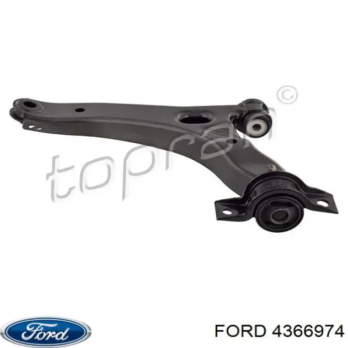 4366974 Ford barra oscilante, suspensión de ruedas delantera, inferior izquierda