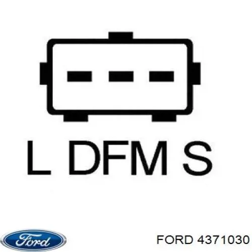 Alternador del motor Ford 4371030 precio, desde 223,55 EUR