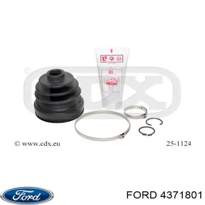 4371801 Ford fuelle, árbol de transmisión delantero interior