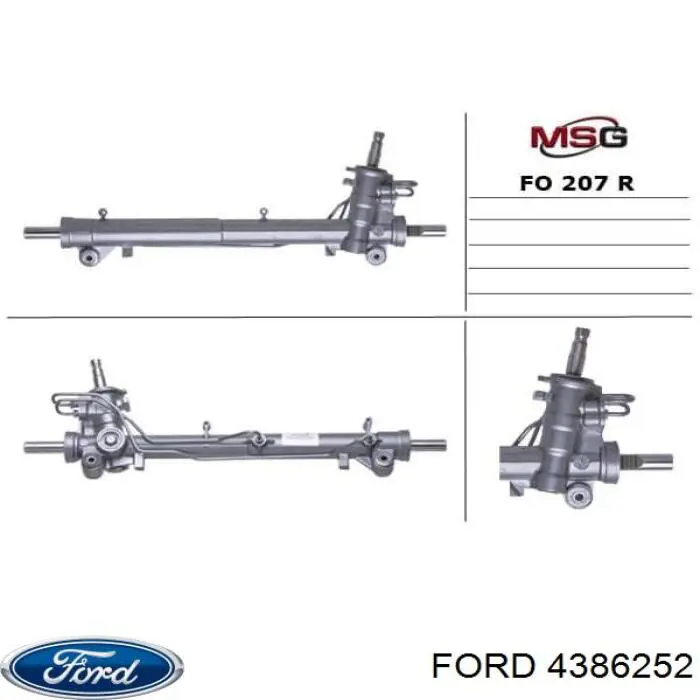 4386252 Ford cremallera de dirección