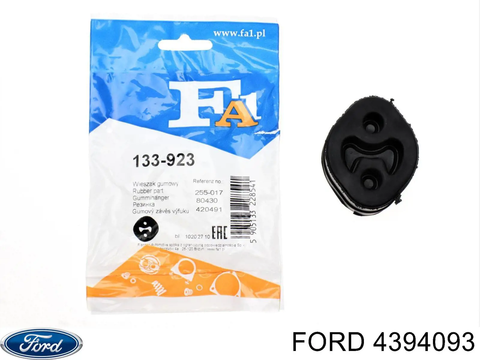 Almohadilla de tope silenciador Ford 4394093 precio, desde 5,07 EUR