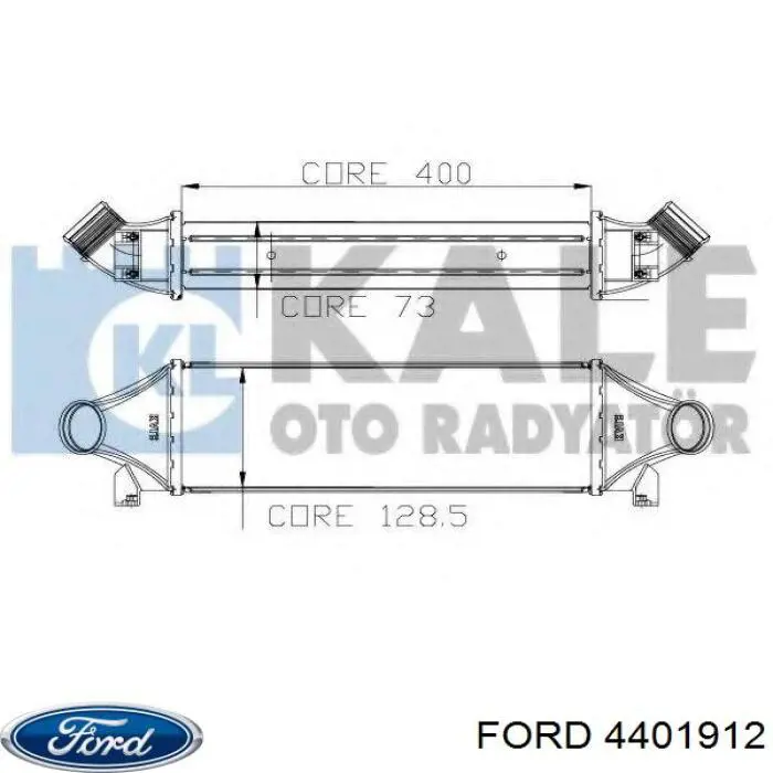 4401912 Ford intercooler