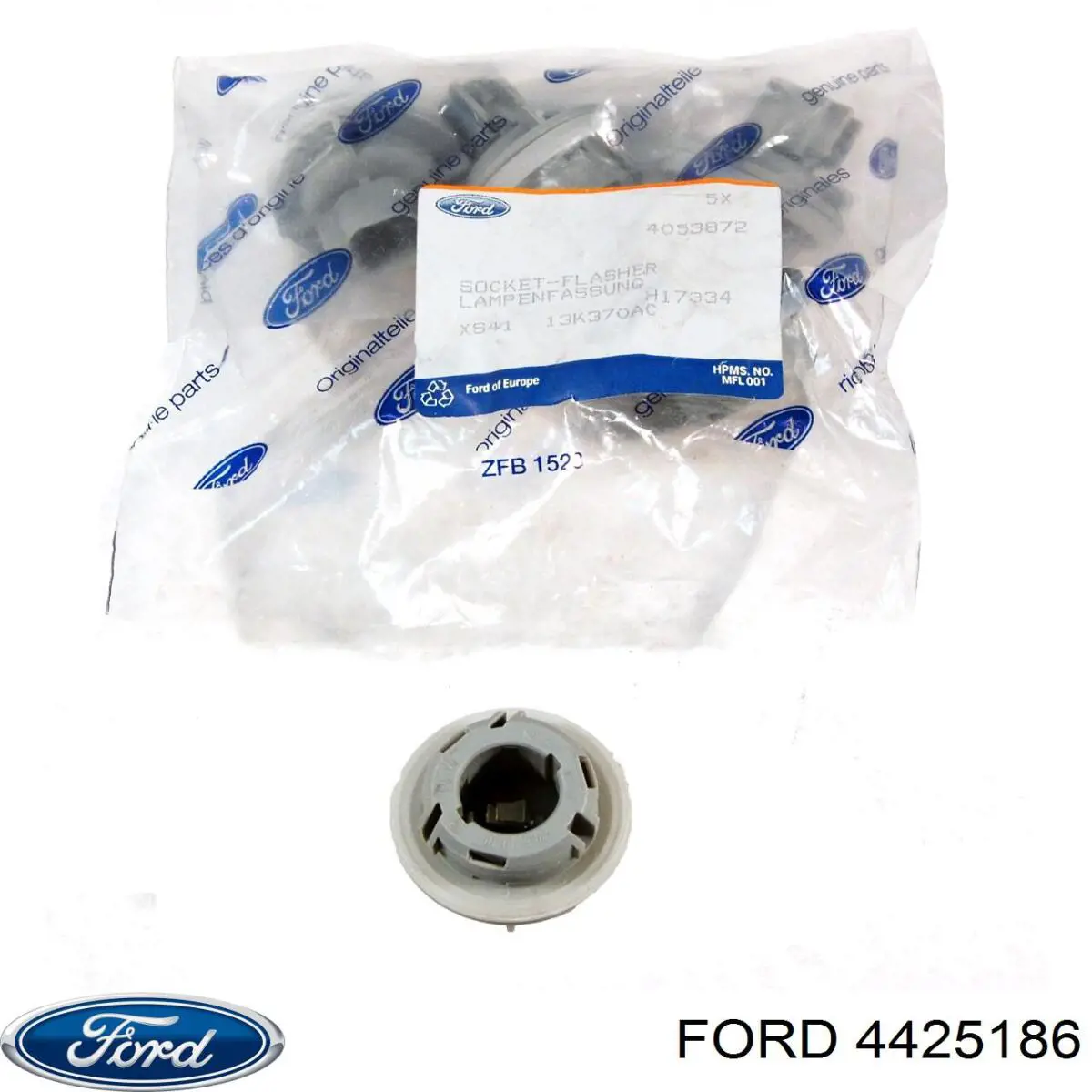 Portalámparas de luz trasera 4425186 Ford