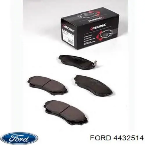 Comprar 4432514 Ford Juego de resortes de sujeción de pastillas de freno delanteras