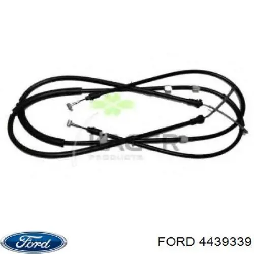 4439339 Ford cable de freno de mano trasero derecho/izquierdo