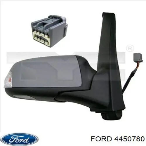 Luz intermitente de retrovisor exterior derecho para Ford C-Max 
