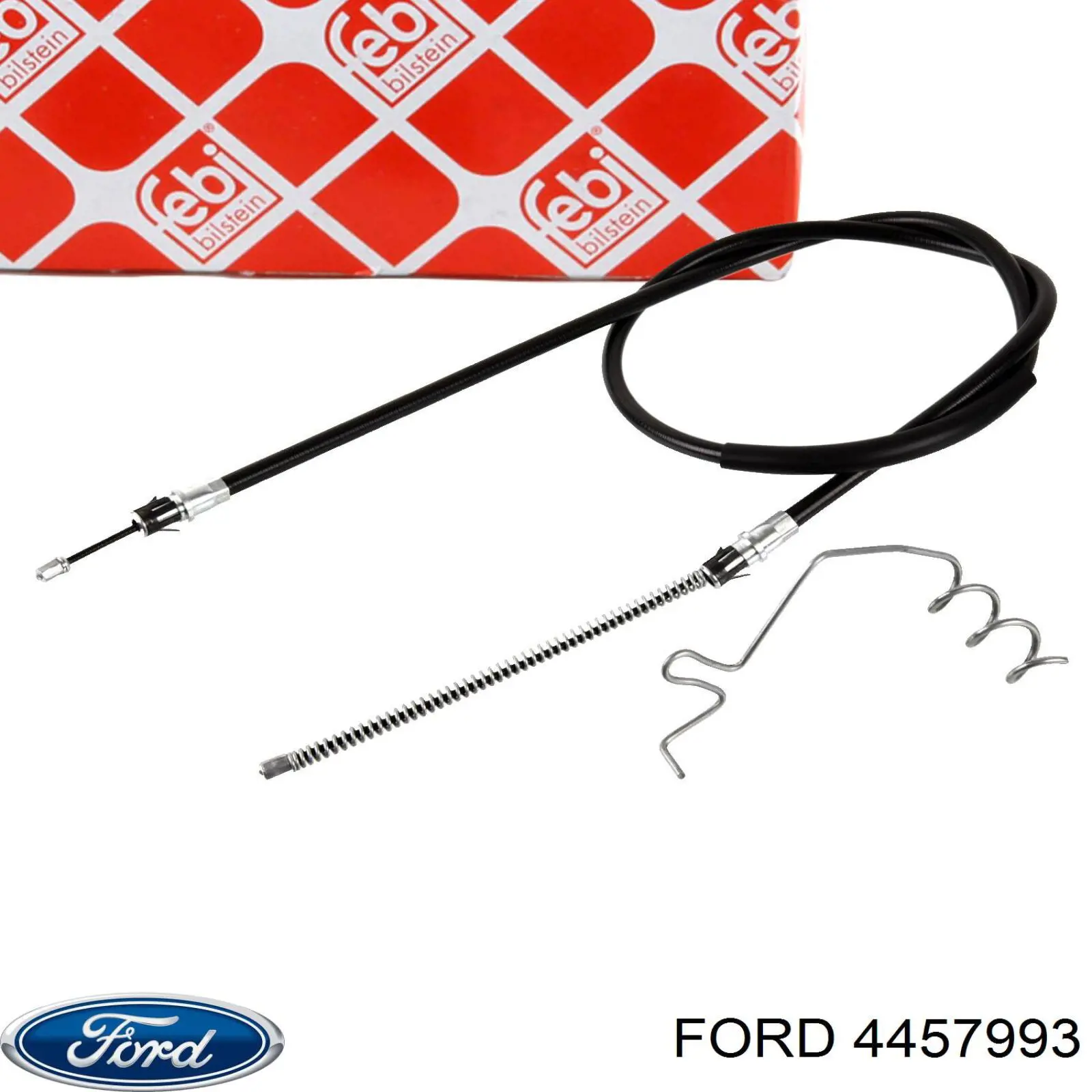 4457993 Ford cable de freno de mano trasero izquierdo