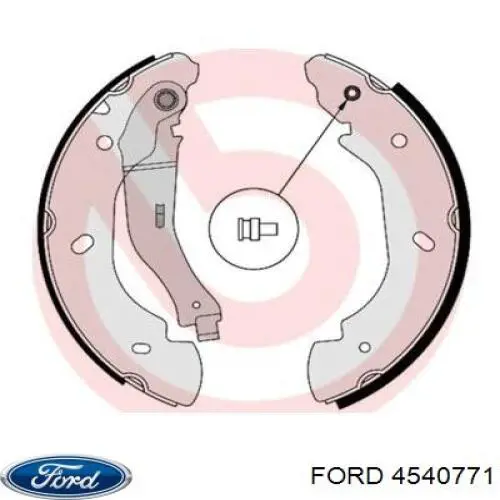 4540771 Ford zapatas de frenos de tambor traseras