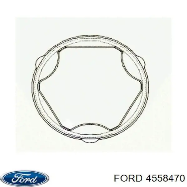 4558470 Ford fuelle, árbol de transmisión delantero exterior