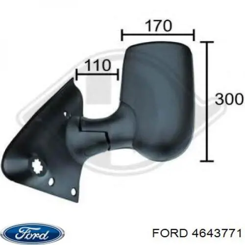 Comprar 4643771 Ford Espejo de retrovisor izquierdo