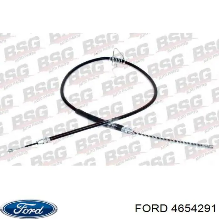 4457990 Ford cable de freno de mano trasero derecho