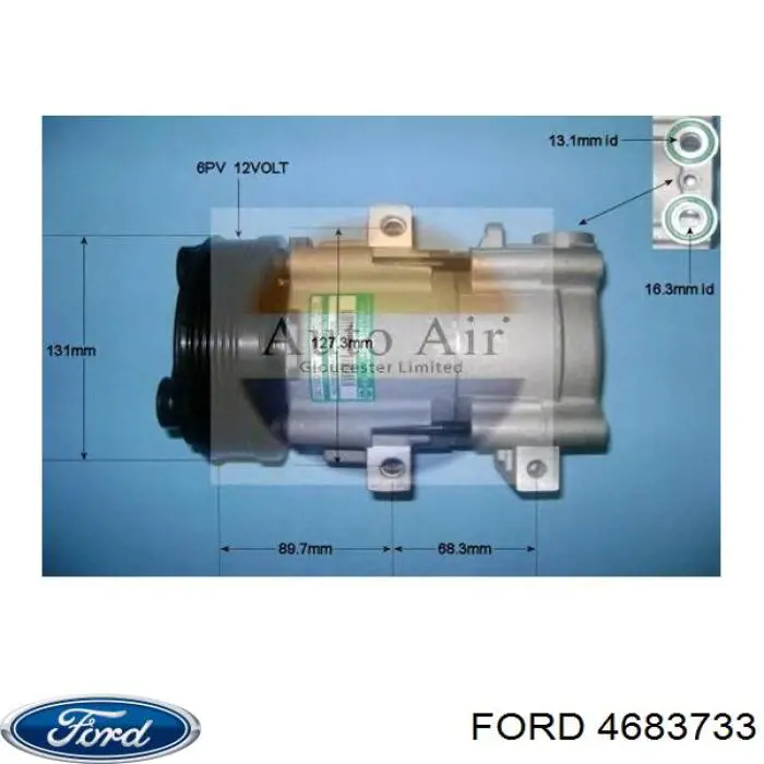 4683733 Ford compresor de aire acondicionado