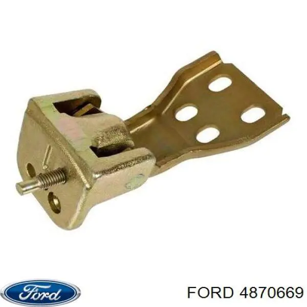 4870669 Ford bisagra de puerta de batientes trasera izquierda inferior